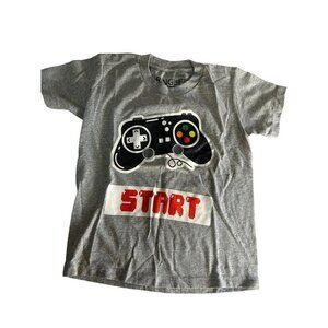 Ring of Fire Kids Graphic Gaming T-Shirt Gray Size 6